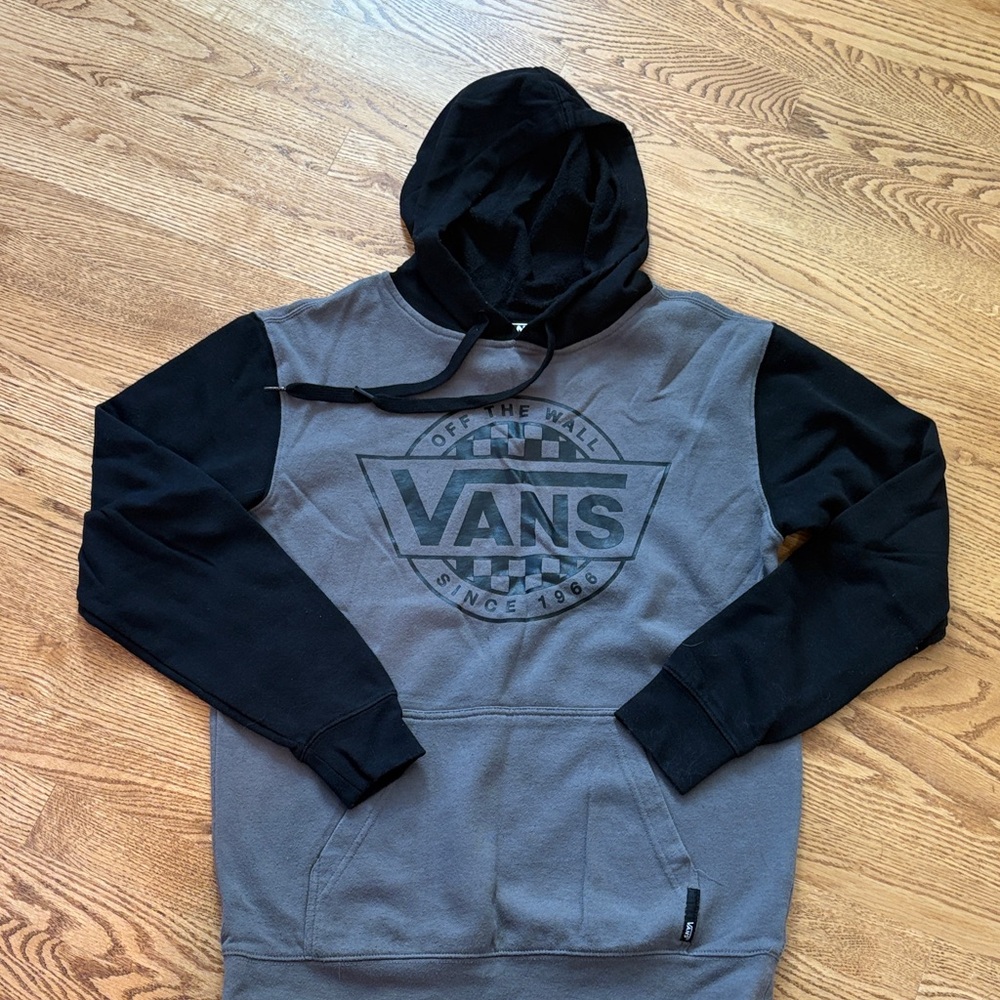 Vans Two-Tone Gray and Black Hoodie